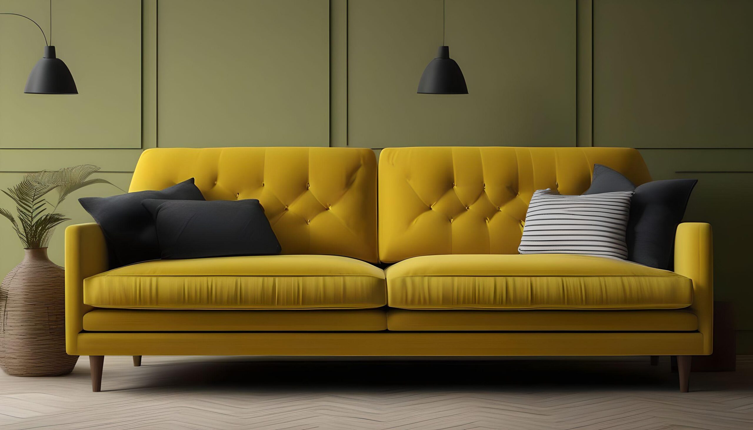 Mustard Yellow Sofa