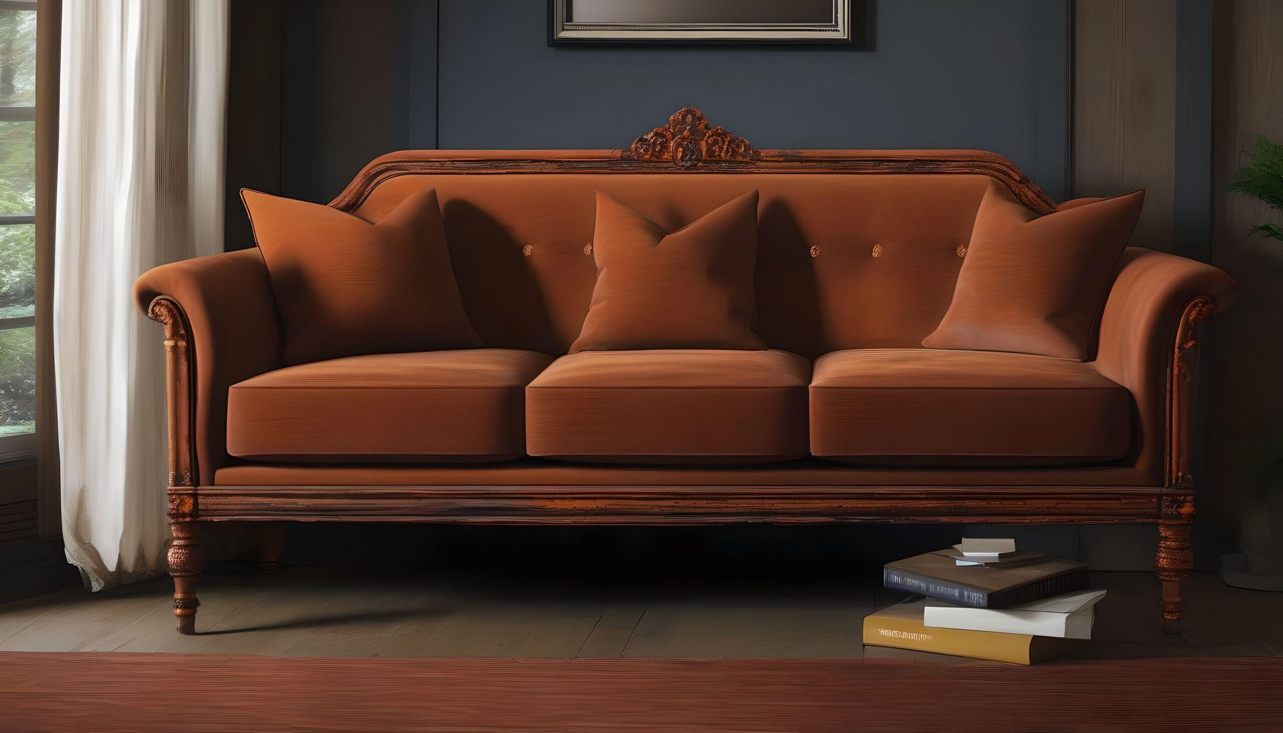 Rust Sofa